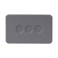 PIXIE AMBIENCE WALL & FACE PLATES - SEMI GLOSS GREY  FACE PLATE ONLY