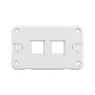 PIXIE AMBIENCE WALL & FACE PLATES - WHITE - WALL PLATE ONLY
