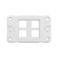 PIXIE AMBIENCE WALL & FACE PLATES - WHITE - WALL PLATE ONLY