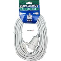 ULTRACHARGE 10M EXTENSION LEAD WITH PIGGY BACK PLUG