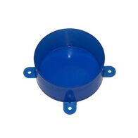 Disposable Lid with Lugs for Junction Boxes Blue
