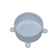 Disposable Lid with Lugs for Junction Boxes White