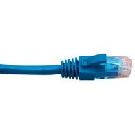Cabac 1 Metre 4 Pair PVC Unshielded RJ45 - RJ45 Cat6 Blue Patch Lead