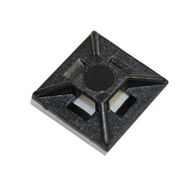 NYLON SELF ADHESIVE MOUNT 27 X 27MM UV BLACK