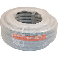Tripac Medium Duty PVC Corrugated Conduit Grey 20mm X 10m