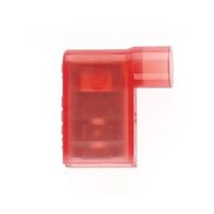 Fully Ins.Flag Quick Connect 6.4 X 0.8mm Red