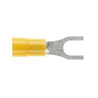 Forked Spade 5mm Yellow DG - 0.2-0.5mm Cable