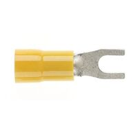 Forked Spade 3mm Yellow Dg