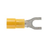 Forked Spade 6mm Yellow Dg