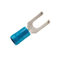 Forked Spade Flange 5mmblue