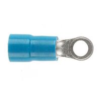 PRE-INSULATED RING TERMINAL (1.0-2.6MM CABLE) BLUE 3MM STUD DOUBLE GRIP