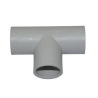 Straight Tee Fitting PVC 20mm Grey