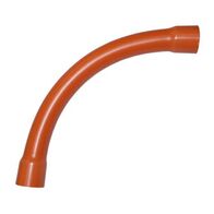 Sweep Bend 90 Degree Fitting 40mm Orange
