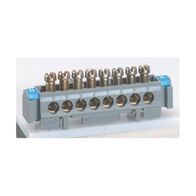 17 Way Terminal Block | 400V 100A | Pre-installed Support | Brass & Zinc by Legrand