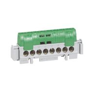8 Way Terminal Block | IP2X Rated | Black Cover | Mounted Support by Legrand