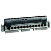 13 Way Terminal Block | IP2X Protection | Black Cover | Mounted Support by Legrand