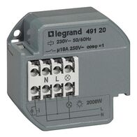 Single Pole Latching Relay | Silent 10A | Surface-Mount Grey by Legrand