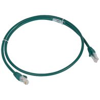 Cat6A U/UTP RJ45 Patch Cord 1m | 10 Gigabit Ethernet | Green by Legrand