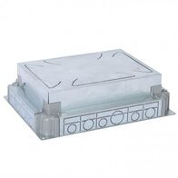Auto-adjusting Backbox for 8 Module Floor Box | Concrete Installations | Secure Fit by Legrand