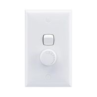 Rotary Dimmer Switch 250VA | 2 Wire Trailing Edge | White Finish by Legrand