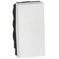 Push Button Switch Mechanism 2 Way | 6A 250V AC | 1 Module White by Legrand