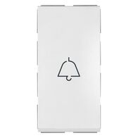 Push Button Switch 1-Way | 6A 250V AC | Bell Symbol | White by Legrand