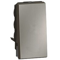 Push Button Switch Mechanism 2-Way | 6A 250V | Magnesium Finish by Legrand