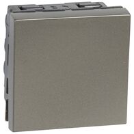 Rocker Switch Mechanism 2-Way Double Pole | 20A 250V | Magnesium Finish by Legrand