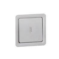 Illuminated 2-Way Rocker Switch | IP55 & IK10 | Magnesium by Legrand