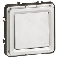Intermediate Rocker Switch IP55 | IK10 | 10A 250V AC | Magnesium by Legrand