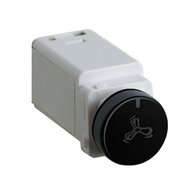 Fan Controller Mechanism 3 Speed | 16A 250V AC | Black Finish by Legrand