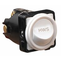 Engraved Rocker Switch 2 Way 20A | 240V AC | White by Legrand