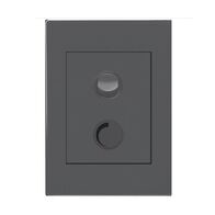 Trailing Edge Rotary Dimmer 250VA | 2 Wire | Dark Grey by Legrand