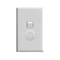 Trailing Edge Dimmer 400VA | Vertical Rotary | White Finish by Legrand