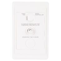 Fan Timer Switch 650VA | 3hr Time Delay | Secure Coverplate | White by Legrand