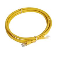 Cat6A RJ45 Patch Cord 2m | 10 Gbit/s | Yellow PVC by Legrand
