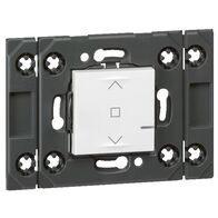 Wireless Blind Switch Mechanism | 2 Module Horizontal | Smart Control | White by Legrand