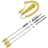 Temperature Probe Kit | -50°C to 500°C Range | Interchangeable Probes | Compatible with Type-K Thermometers by Majortech