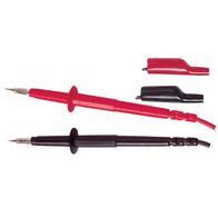 Economy Test Probe Set | 4mm Safety Probes | PVC Insulation | Red & Black by Majortech