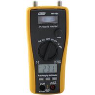 2-In-1 Satellite Finder | Integrated Display | Digital Multimeter Functions | Easy Coaxial Connections | by Majortech