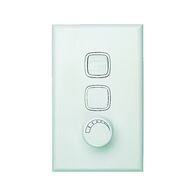 Rotary Dimmer Switch 1000VA | 2 Wire Trailing Edge | Vertical Control | White by Legrand