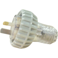 Three pin plug 10A 3 flat pins