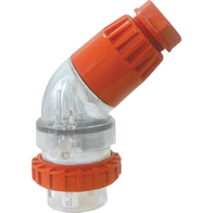 Angled plug 20A 5 round pins