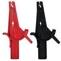 Wide Jaw Crocodile Clip Set | 23mm Jaw Opening | Compatible with 4mm Safety Leads | Durable Design by Majortech