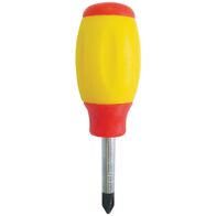 Stubby Phillips P2 Screwdriver | Ergonomic Grip | Durable Steel | Compact Design by Majortech