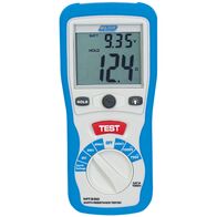 Earth Resistance Tester | 0.01Ω to 2000Ω Range | AC/DC Voltage Measurement | Large Backlit Display by Majortech