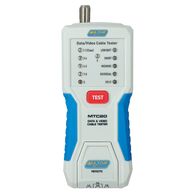 Data Video Cable Tester | 305m Range | RJ45 & Coax Compatibility | Fault Detection by Majortech
