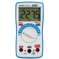 Compact Auto Ranging Multimeter | 4000 Count LCD | AC/DC Voltage & Current Measurement | Built-in Tilt Stand by Majortech