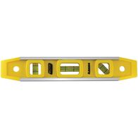 Magnetic Spirit Level | 200 mm Range | UV-Protected Vials & Magnetic Base | Durable Plastic by Majortech