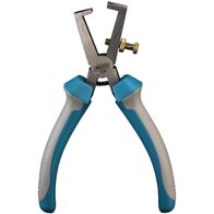 Wire Stripping Pliers 160mm | Spring-Assisted Opening | Adjustable Stripping Stop | Heavy-Duty Insulated Handles by Majortech
